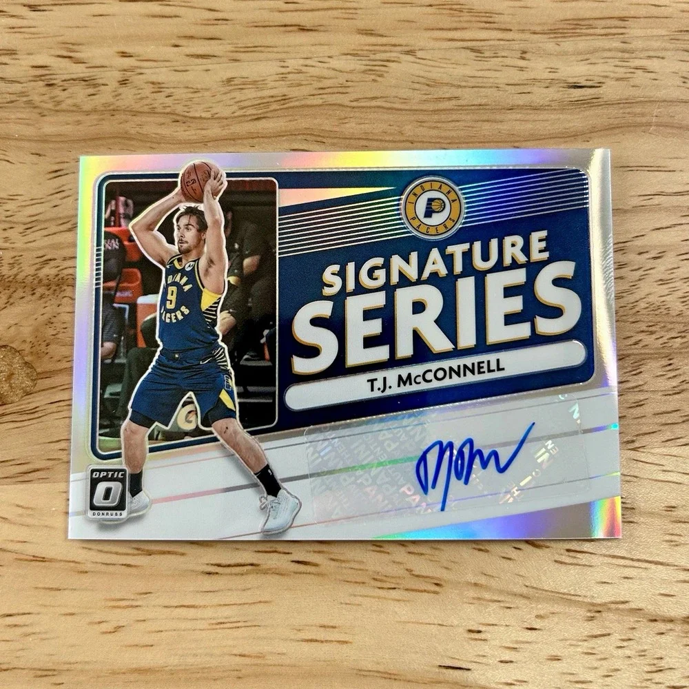 Panini 2020-21 Donruss Optic T.J. McConnell Auto Holo Prizm #SS-TJM